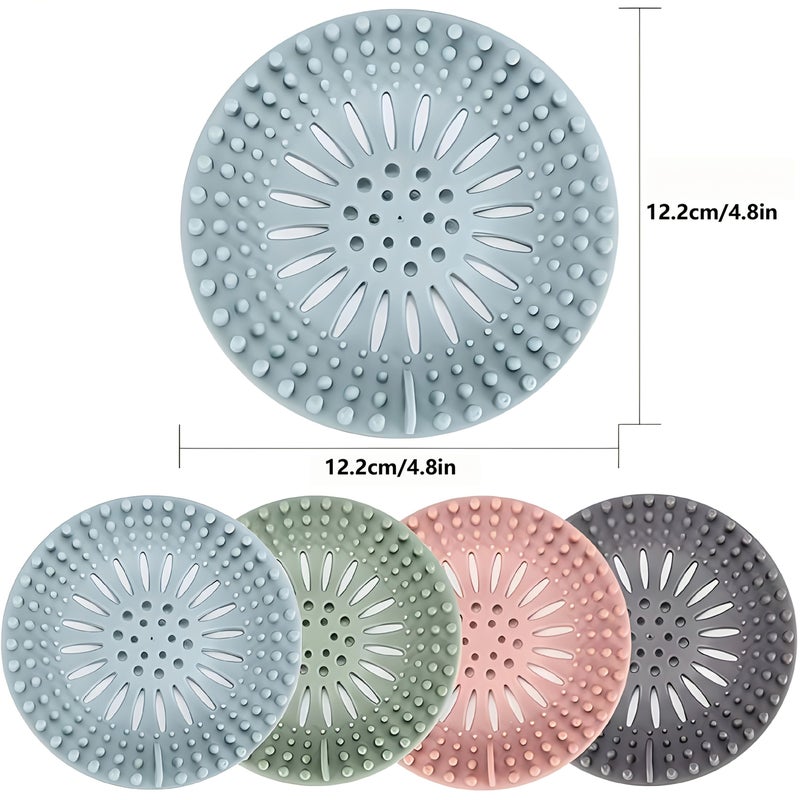 Grey Hair Catcher Strainer Odor Proof Drain Cover Shower Protector For Bathroom Bathtub Sink Kitchen Anti Clogged Floor Drain - Image 4