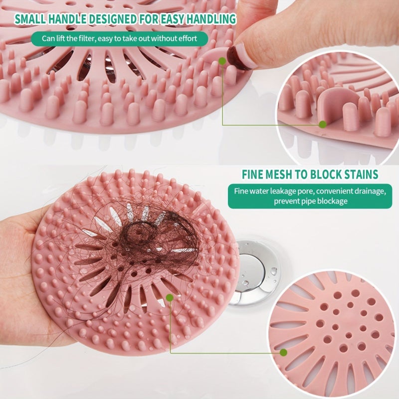 Grey Hair Catcher Strainer Odor Proof Drain Cover Shower Protector For Bathroom Bathtub Sink Kitchen Anti Clogged Floor Drain - Image 2