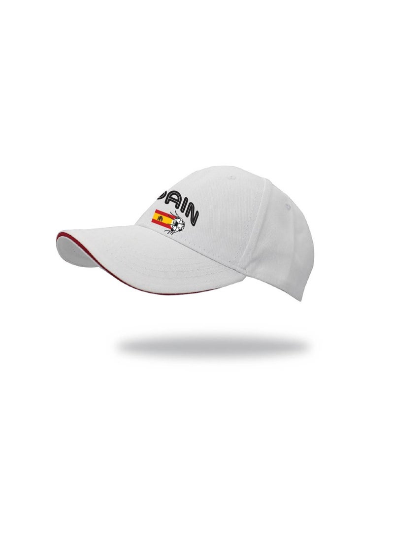 PRINTSHOP4ME Spain Unisex Adult Football Cap for Both Men and Women With Metal Adjustable Buckle Closure - Perfect for Football Fans, Match Days, Outdoor Activities, and Everyday Wear - Image 4