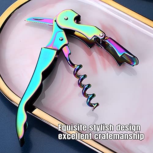 Drincarier Waiters Corkscrew Professional Wine openers,stainless steel Wine Key for Restaurant Waiters,Classic All-in-one Corkscrew, Bottle Opener and Foil Cutter - Image 3