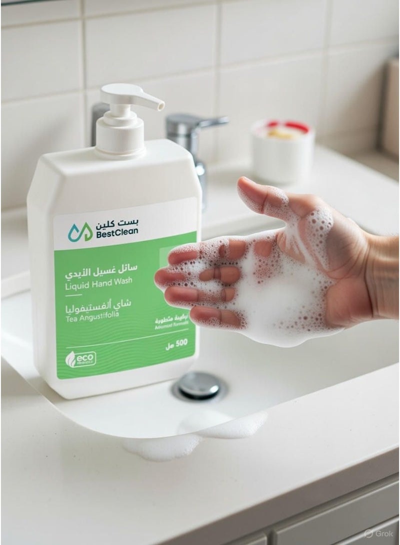 BEST CLEAN Hand Wash Liquid Angustifolia Tea 500ml - Image 3