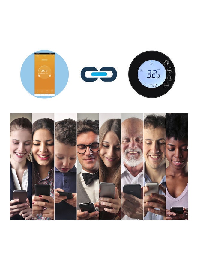 NIBEMINENT Programmable Temperature Controller Black - Image 2