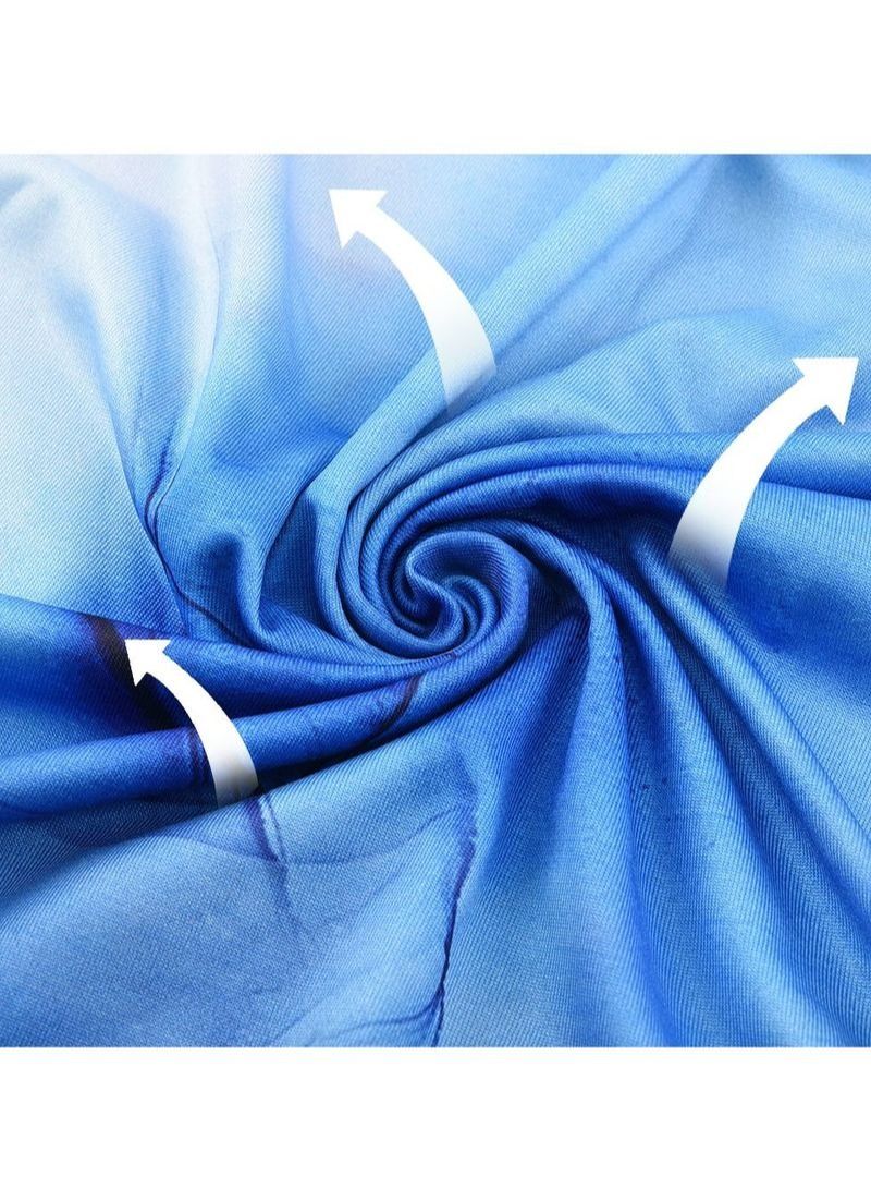 NIBEMINENT Multifunctional Nursing Towel - Blue - Image 5