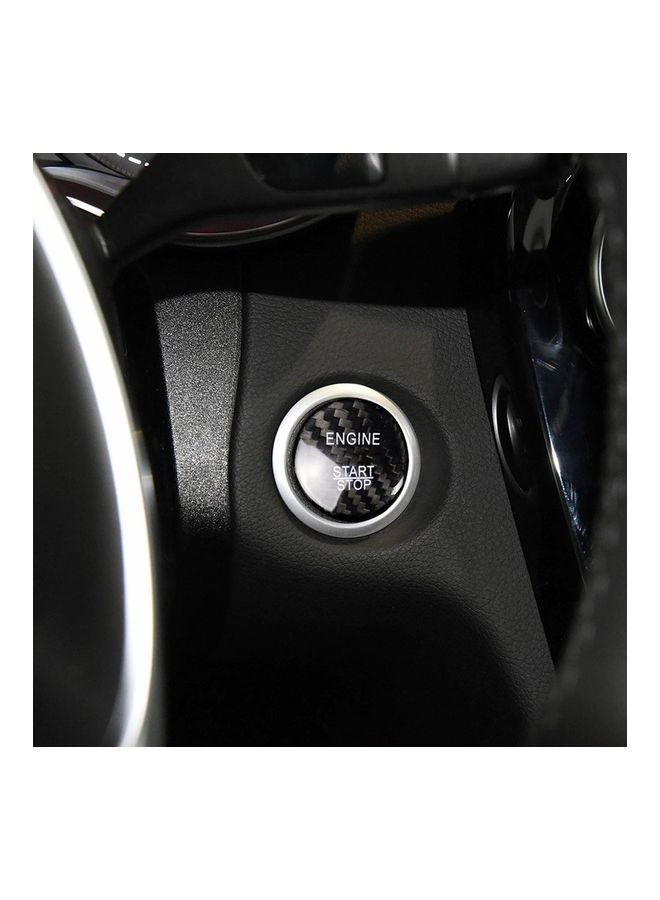 نيبمينينت زر تشغيل/ إيقاف محرك السيارة من ألياف الكربون - Image 3