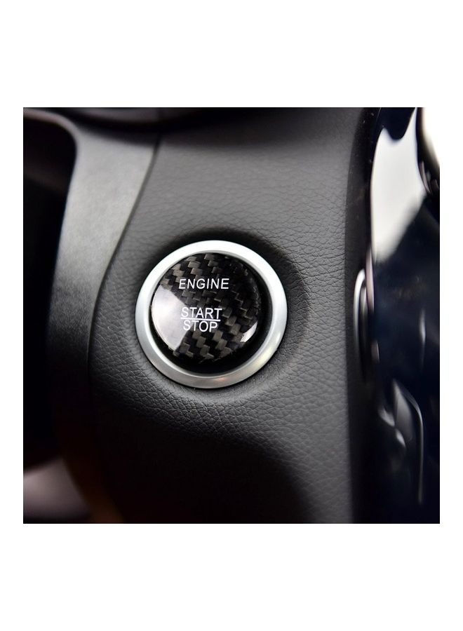 نيبمينينت زر تشغيل/ إيقاف محرك السيارة من ألياف الكربون - Image 4
