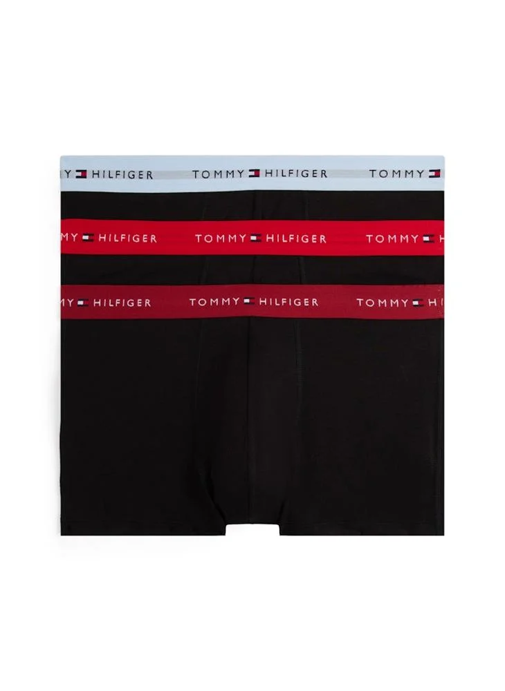 تومي هيلفيغر 3-Pack Signature Repeat Logo Waistband Trunks
