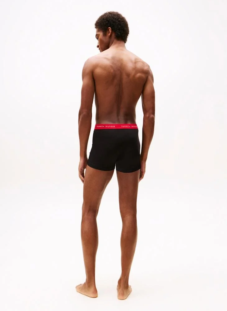 TOMMY HILFIGER 3-Pack Signature Repeat Logo Waistband Trunks