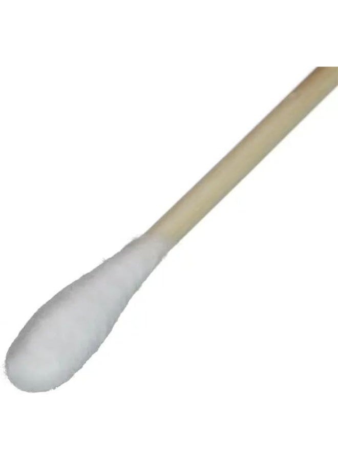 Cotton Swabs Double-Tipped Round Thick Tips | 100% Cotton Biodegradable & Organic Unbleached Natural | Safety Swabs | Wooden Cotton Buds For Ears Makeup or Nails 600 Count - Image 4