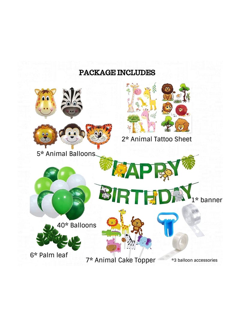 هايلاند مجموعة زينة عيد الميلاد بموضوع الغابة - زينة عيد الميلاد بموضوع سفاري الحيوانات - Image 2