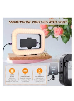 Xria ZGRL-02 Rechargeable Handheld Square LED Video Light with Built-in 8000mAh Battery for Camera, Smartphone, YouTube, TikTok Video Recording, Makeup - pzsku/ZB97A88B70D7C0FCE4ED7Z/45/_/1740671630/f5ddcda1-2f55-4982-b2d2-b9f78c811202