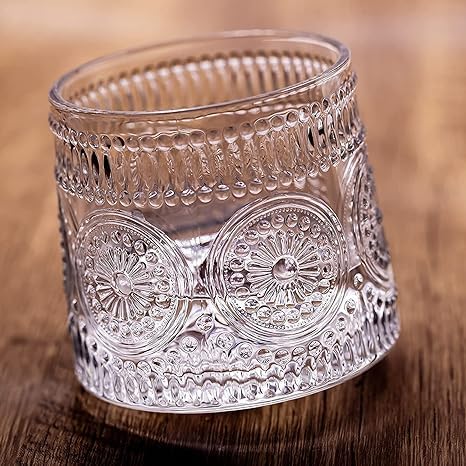 DEVKUVAR Rotating Whiskey Glasses 160ML Set of 2 Big Size SpinningSwirling Drinking Bourbon Glasses Stress Anxiety Relief Tumbler for Scotch Cocktails Coffee Gift for Men Dad  - Image 1