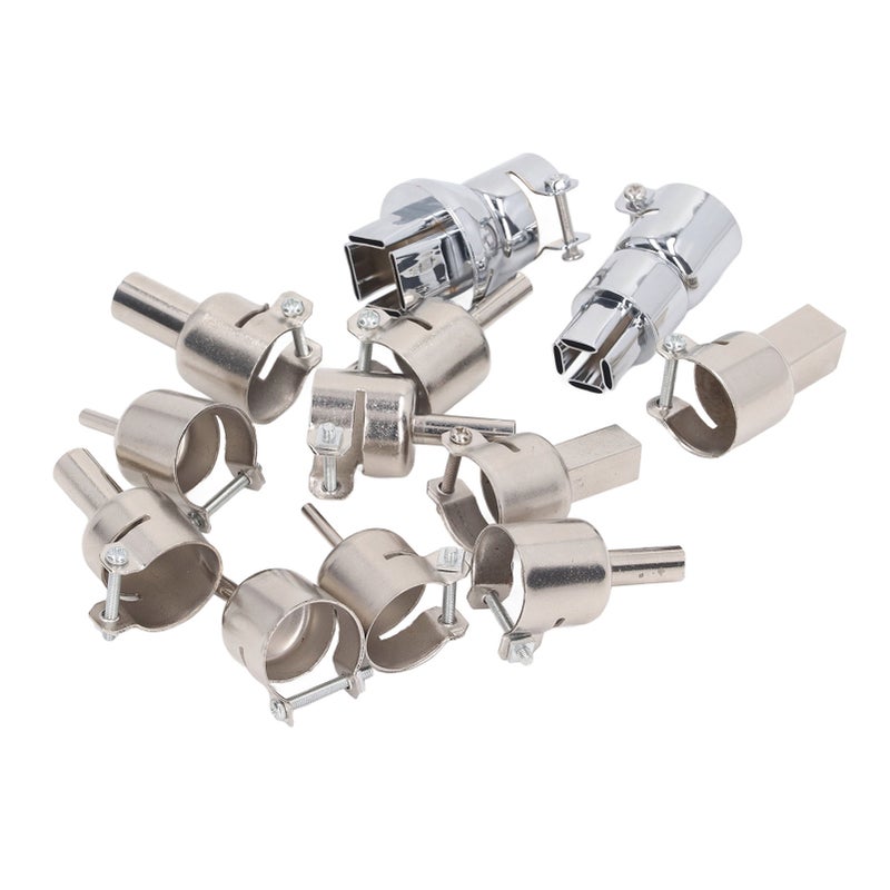 12Pcs Hot Air Gun Nozzle with Locking Screw Heat Gun Nozzle for 850 Hot Air Welding Station - Image 4