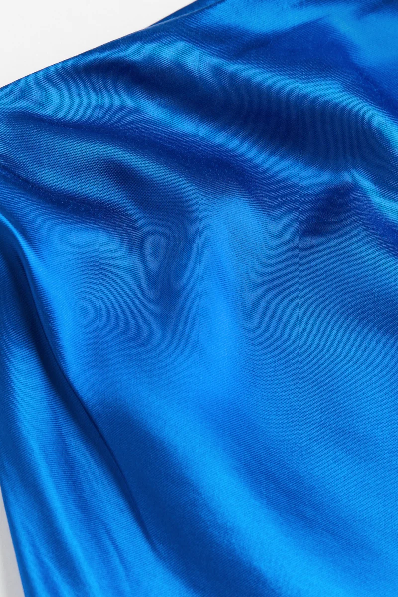 H&M Asymmetric satin skirt