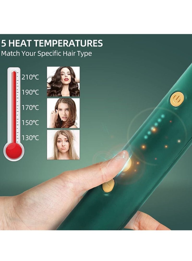 فرشاة فرد الشعر الكهربائية الاحترافية مشط ساخن أدوات تصفيف الشعر المستقيم والمجعد للرجال - Image 4