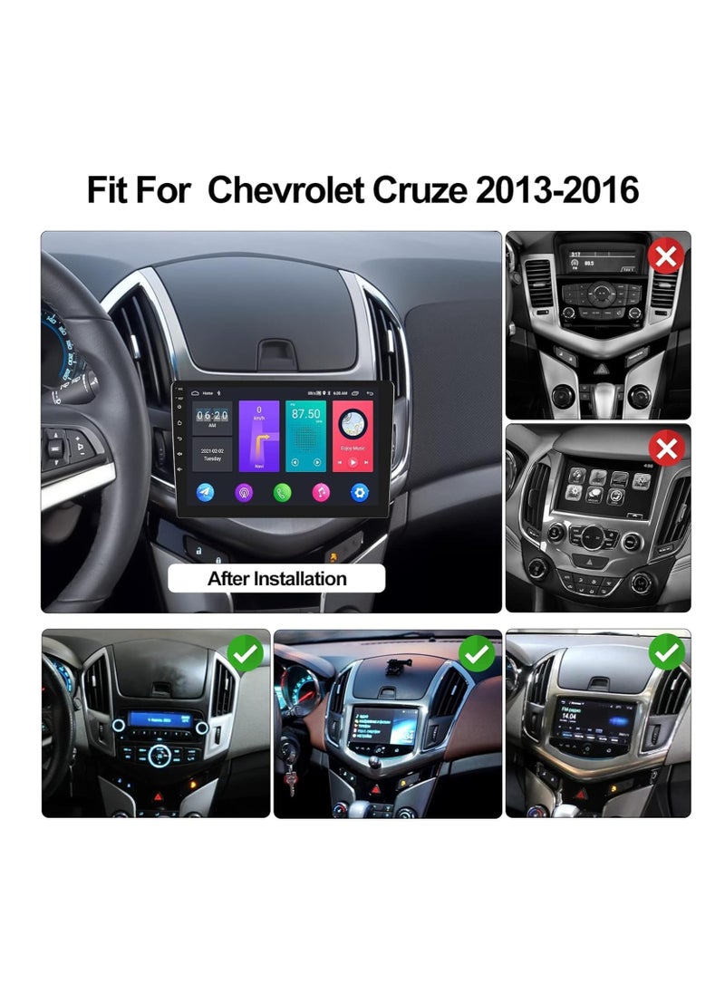 SHEZA STAR Android Screen For Chevrolet Cruze 2012 2013 2014 2015 4GB RAM 64GB Memory Support Apple Carplay Android Auto Full HD Touch Screen 9 Inch built In Bluetooth USB Radio WiFi Play Store Backup Camera inc  - Image 2