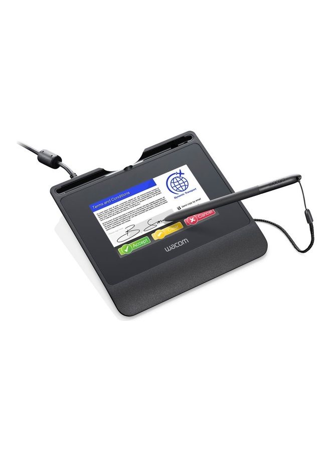 Wacom STU-540 5-inch Color LCD Signature Pad With A Battery-Free Stylus Black - Image 3