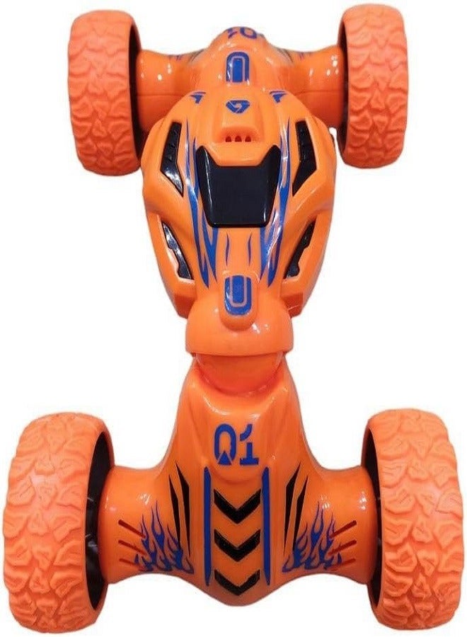 سحب لعبة السيارة للأولاد - الدفع الرباعي على الطرق الوعرة محرك السيارة بالقصور الذاتي ، هدية للأطفال 3-6 سنوات من العمر البرتقالي - Image 2