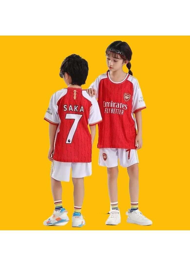 M MIAOYAN M MIAOYAN Saka Arsenal New Football Club Children's Football Jersey  - Image 1