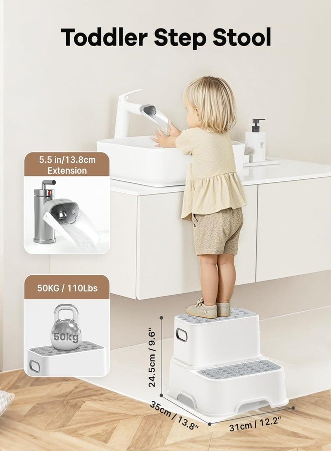 Bunwag Baby Potty Training Seat with Step Stool, Potty Training Toilet for Baby to Toddler with Trash Bags and Spout Extender, Kids Portable Potty and Step Stool Set - Image 5