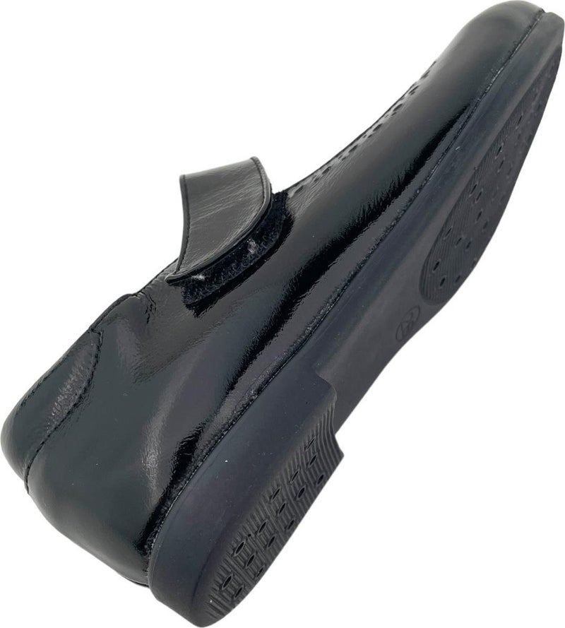 Nubebe Retro Kids School Shoes Black Patent Leather  - Image 3