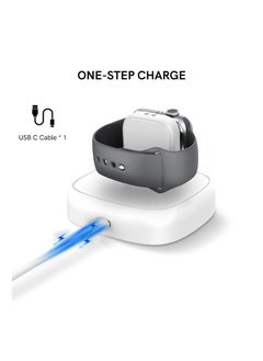 KASTWAVE New Charging Stand Compatible With Apple Watch, Portable Watch Charger Stand with Charging Cable,Magnetic Wireless Charging Dock Compatible with Apple Watch Series 7 6 5 4 (45, 44, 42, 41, 40, 38 mm)  - Image 3