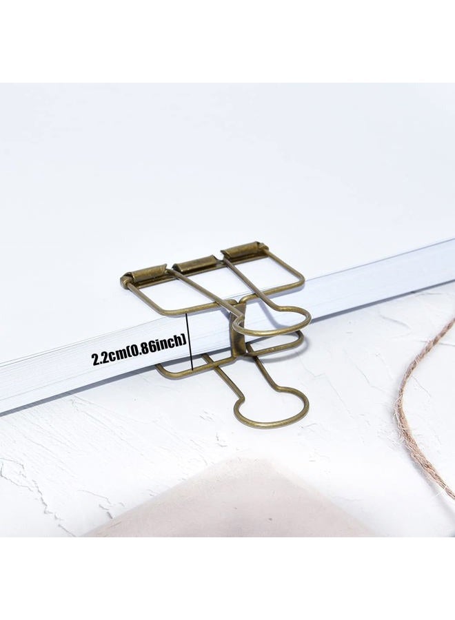 zoohot Extra Large Binder Clips 2 Inch, Big Paper Clamps Bronze for Office School Supplies (15Pcs) - Image 5