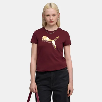 PUMA Women's Essentials Metallic T-Shirt