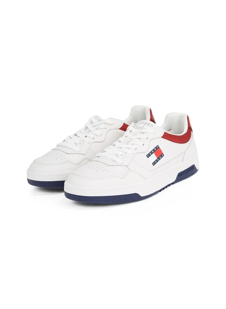 TOMMY JEANS Cupsole  Low Top Leather Sneakers