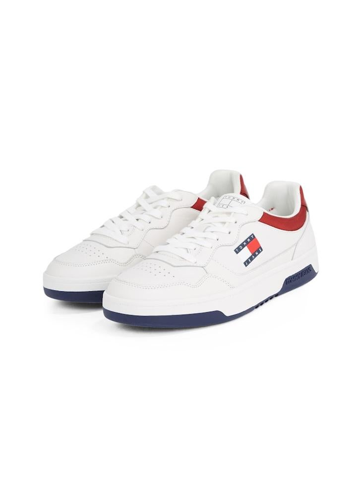 TOMMY JEANS Cupsole  Low Top Leather Sneakers  - Image 3