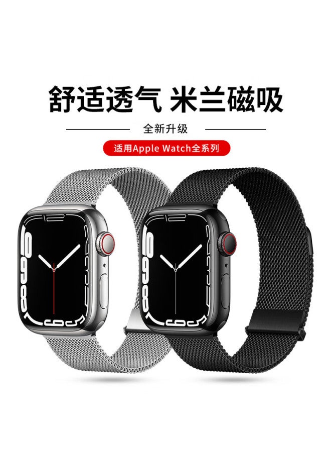 Bho Apple Watch Band Compatible With Apple Watch S10/s9/se/ultra2, Milanese Loop, Iwatch S8/7/6/5/4, Metal Stainless Steel Band - Image 5