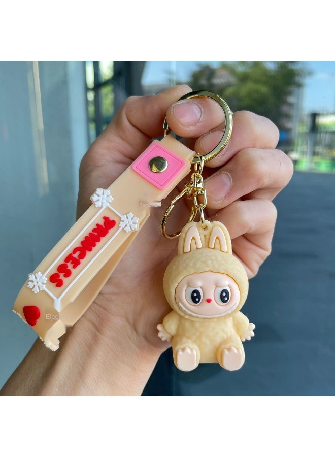 NIBEMINENT LABUBU Keychains, Cute Figurines, Student Schoolbag Pendants And Gifts 