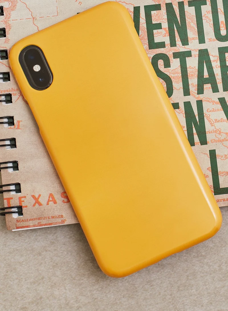 AURORA Block Mustard iPhone Case