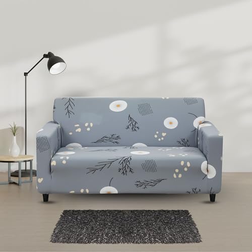 Bigkart Elastic Sofa Covers for 2 Seater Sofas | Polyster-Spandex, Stretchable, Sofa Covers for Single, Double and Triple Seater Sofas - Image 2