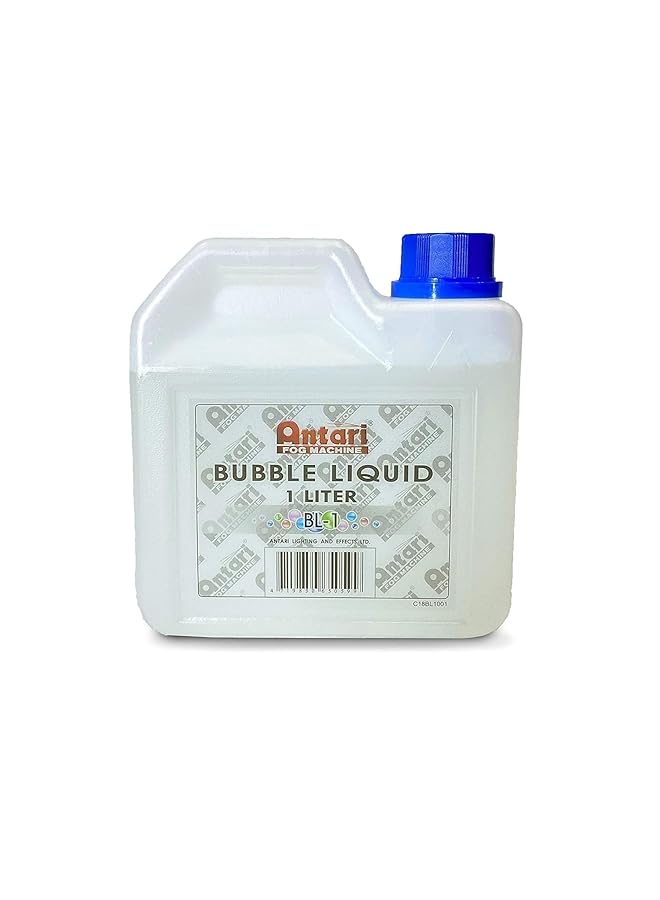 انتاري سائل الفقاعات الممتاز (Bl) يُنتج فقاعات تدوم طويلاً، غير قابل للبقع، آمن للاستخدام مع الألعاب والآلات الاحترافية، صنع في تايوان، سعة 1 لتر - Image 1