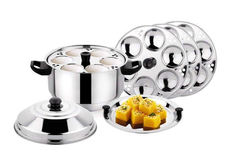 Luxuria Eco 24 Standard Idli Maker- Stainless Steel - Image 1