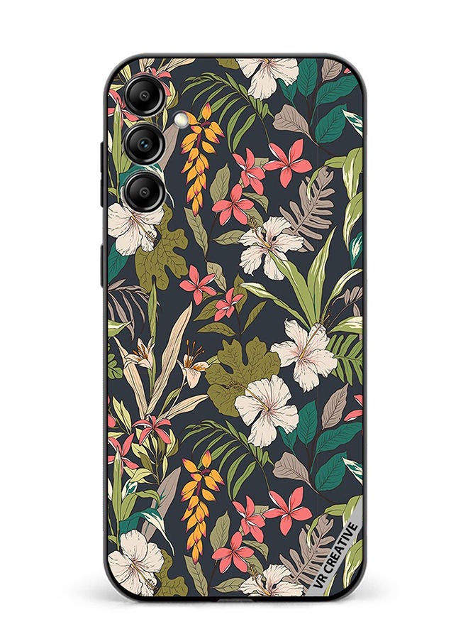 VR CREATIVE Protective Case Cover For Samsung Galaxy A34 Flower Design Multicolour - Image 1