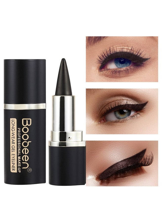 Boobeen Eyeliner Pencil Black Eyeliner Pen Gel Quick Drying Formula Eye Liner Waterproof Smudgeproof All Day Eyeliner Makeup Long Lasting Create Statement Eye Look (Brown) - Image 3
