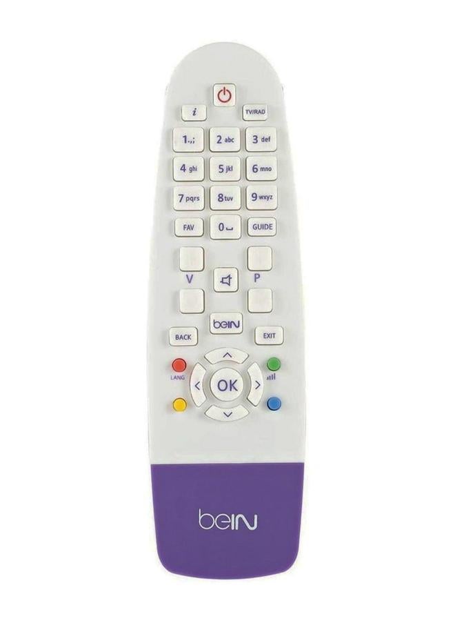 Bein Sport Receiver TV Remote Control White/Purple