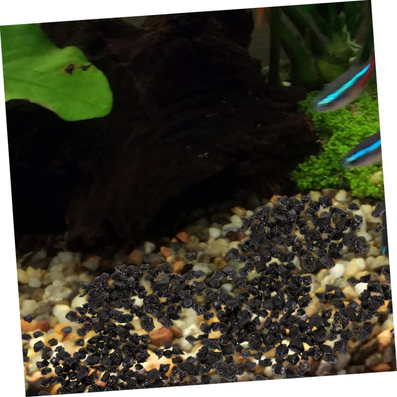 COHEALI 4pcs Black Rock Sand Table Railway Basing Stone Diorama Decor Fish Tank Garden - Image 4