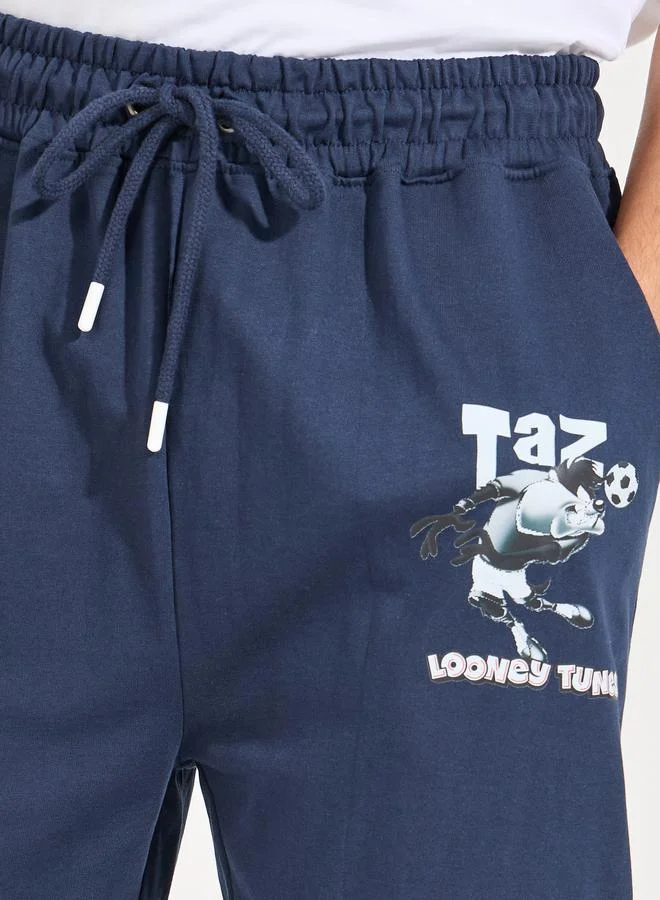 ستايلي Taz Graphic print Oversized Terry Jogger
