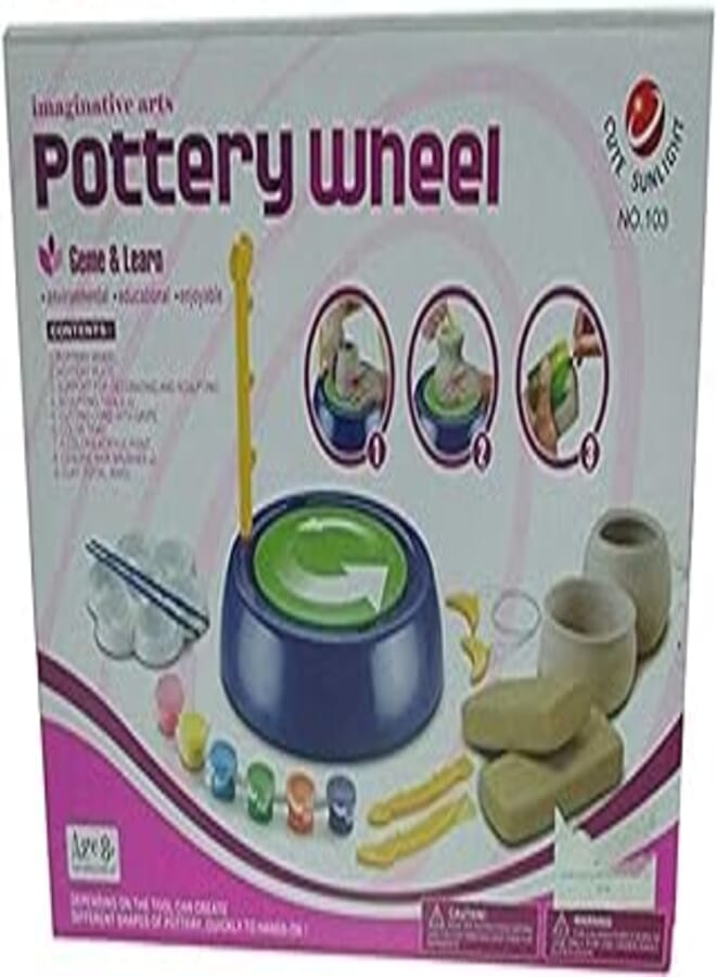 Imaginative Arts Pottery Wheel Play Set - Multicolor