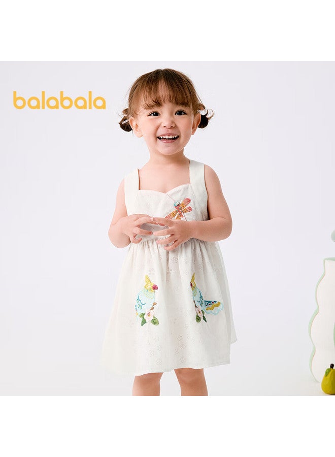 Balabala Baby Girl Dress Children'S Dress Baby Princess Dress Summer Chinese Style Exquisite Fashion 208225111003 - Image 2