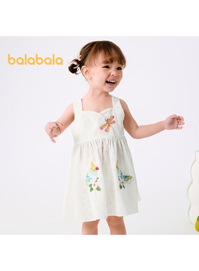Balabala Baby Girl Dress Children'S Dress Baby Princess Dress Summer Chinese Style Exquisite Fashion 208225111003 - Image 1