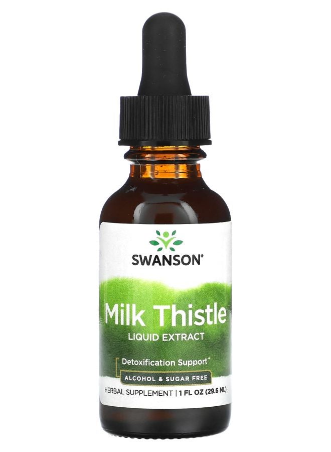 Milk Thistle Liquid Extract  Sugar Free 1 fl oz (29.6 ml)