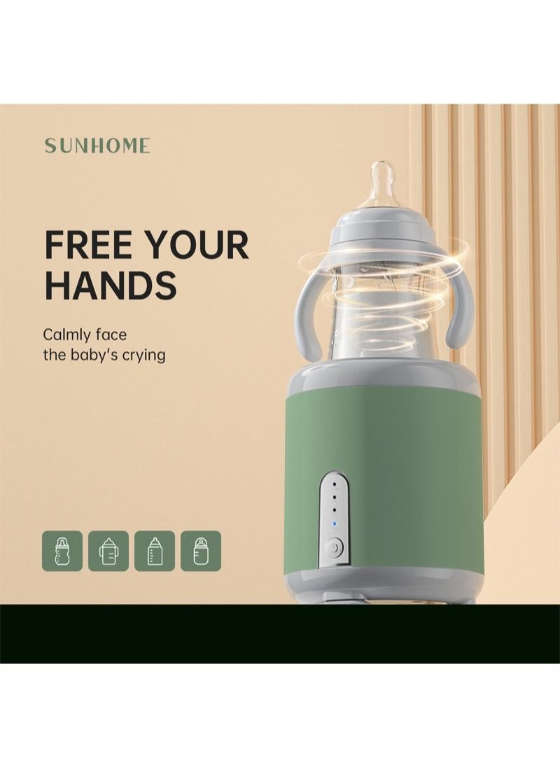 Sunhome - SUNHOME Electric Milk Shaker With USB Green - Image 1