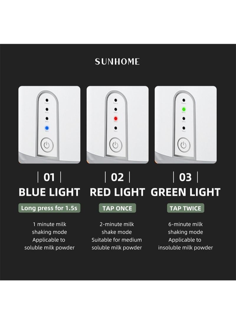 Sunhome - SUNHOME Electric Milk Shaker With USB Green - Image 1