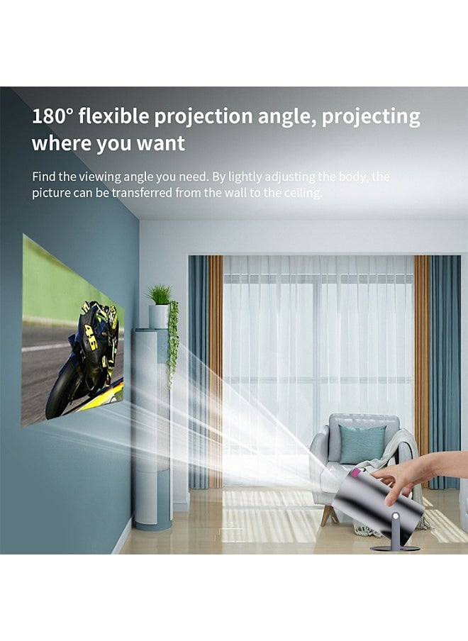 Mi VAZA - Rotatable Mini Projector - Support 4K - Smart Projector with 5G Dual-band Wifi and Bluetooth 5.0 - Mobile Home Theater - Compatible With Android/iOS/Windows/TV Stick/HDMI/USB. - Image 1
