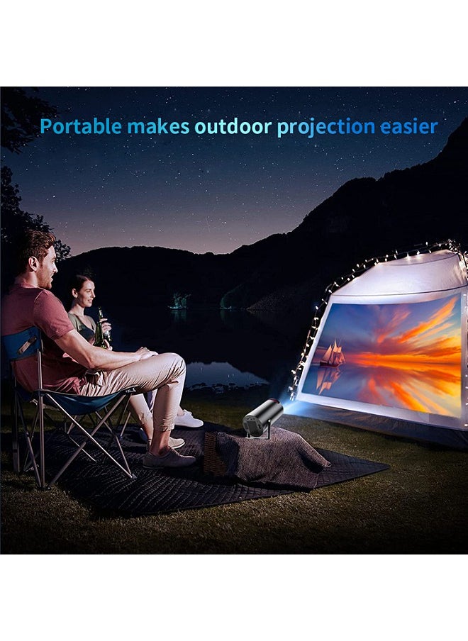 Mi VAZA - Rotatable Mini Projector - Support 4K - Smart Projector with 5G Dual-band Wifi and Bluetooth 5.0 - Mobile Home Theater - Compatible With Android/iOS/Windows/TV Stick/HDMI/USB. - Image 1