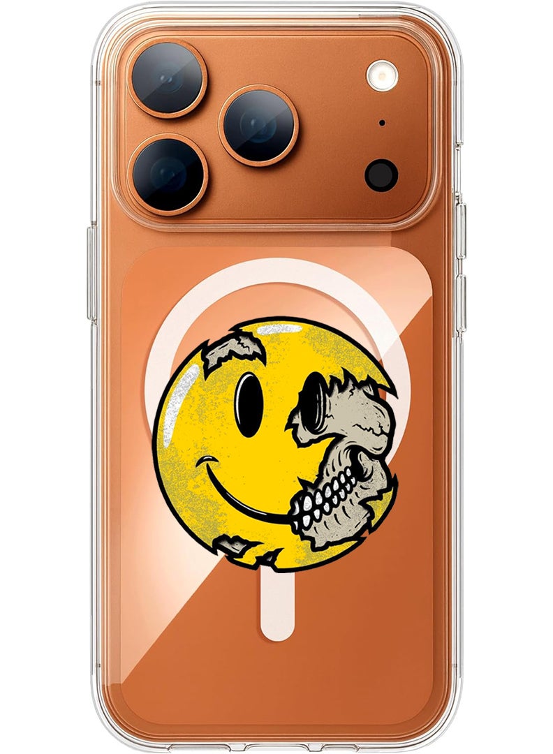 Theodor Magnetic Case for Apple iPhone 17 Pro Max Compatible with MagSafe Wireless Charging, Shockproof Phone Bumper Cover - Sorry if i looked - White - Image 1