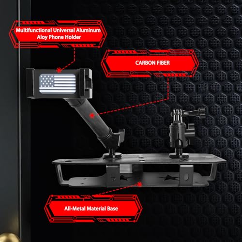 WXRYLYN 2024 Tundra Metal Dash Platform Phone Holder for 20222025 2026 Tundra Sequoia - Image 3